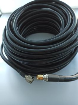 LMR400 N/M to RP-SMA/M , cable, 20m