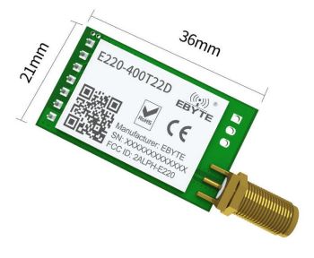 LoRa Wireless module,DIP, 433/470MHz..22dbm. 5km. LLCC68. 