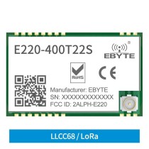 EBYTE - LoRa Wireless module,SMD, 433/470MHz.22dbm. 5km. LLCC68.