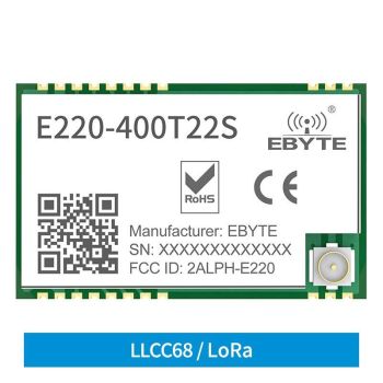 LoRa Wireless module,SMD, 433/470MHz.22dbm. 5km. LLCC68.