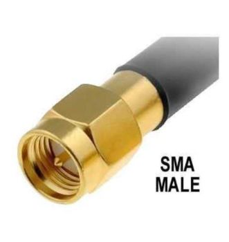 LTE Antenna, RG174/1.5m Cable, SMA/Male,IP67 protection