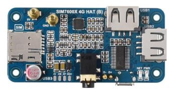 LTE Cat-4 4G / 3G / 2G Support for Raspberry Pi, with SIM7600G-H
