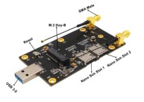  - M.2 Key B to USB Adapter with Nano SIM card Slot for 4G/5G Module