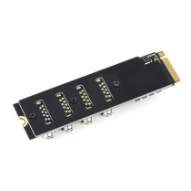 M.2 to PCIe 4-Ch Expander, Using With PCIe X1 to PCIe X16 Expander - Thumbnail