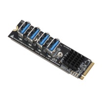 M.2 to PCIe 4-Ch Expander, Using With PCIe X1 to PCIe X16 Expander - Thumbnail