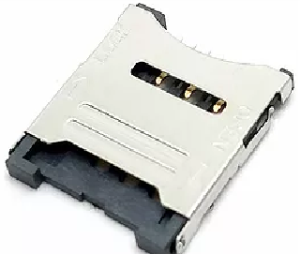 Micro SIM card socket, Hinge Type,6pin