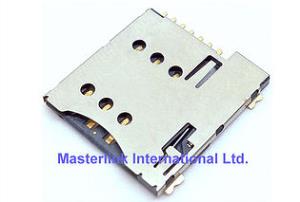 Micro SIM Connector 6 Pin, Push Type