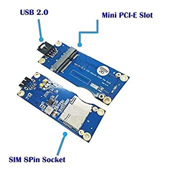 Mini PCI-E to USB Adaptera with SIM card Slot for WWAN/LTE Module 3G/4G