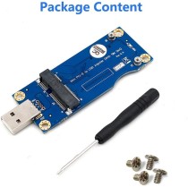 Mini PCI-E to USB Adaptera with SIM card Slot for WWAN/LTE Module 3G/4G - Thumbnail