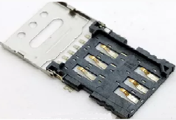 Nano SIM card Socket, Hinge type, 6 PIN