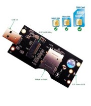  - NGFF M.2 B-Key Slot to USB 3.0 USB3.0 Adapter with 8pin SIM Card Slot 