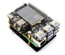 WAVESHARE - PCIe to M.2 4G/5G And USB 3.2 HAT for Raspberry Pi 5, Compatible with 