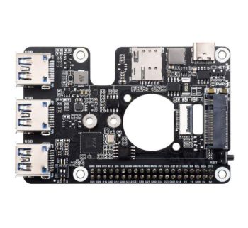 PCIe to M.2 4G/5G And USB 3.2 HAT for Raspberry Pi 5, Compatible with 