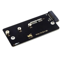 WAVESHARE - PCIe TO M.2 adapter (B), NVMe Protocol M.2 SSD, RasPi ComputeModule4