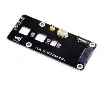 PCIe To M.2 Adapter Board (C) for Raspberry Pi 5, Supports NVMe Protoc