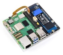 PCIe To M.2 Adapter Board (C) for Raspberry Pi 5, Supports NVMe Protoc - Thumbnail