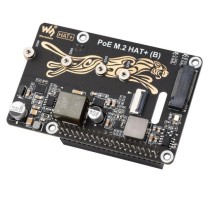 WAVESHARE - PCIe To M.2 Adapter With PoE Function (B) For Raspberry Pi 5, Supports