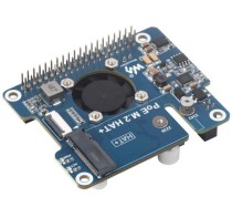 PCIe To M.2 Adapter With PoE Function For Raspberry Pi 5, Supports NVM - Thumbnail