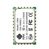 RAK WIRELESS - RAK811 WisDuo LPWAN Module, 868MHz with IPEX