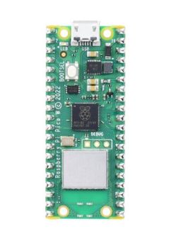 Raspberry Pi Pico W Microcontroller Board with pre-soldered header, Bu