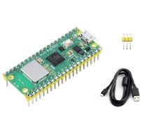 Raspberry Pi Pico W Microcontroller Board with pre-soldered header, Bu - Thumbnail