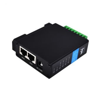 RS232 RS485 to RJ45 Ethernet Serial Server, Dual Ethernet Ports