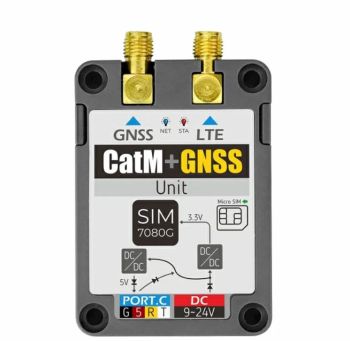 SIM7080G CAT-M/NB-IoT + GNSS Unit with TelecAntenna
