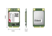 SIMCOM - SIM7600E-H-PCIE, LTE CAT-4 Module ( Mini-PCIED)