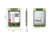 SIM7600G-PCIESIM (R2), LTE CAT-1 Module (Mini-PCIE, Global) - Thumbnail