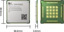 SIM7600G R2, LTE CAT-1 Module ( Global) - Thumbnail