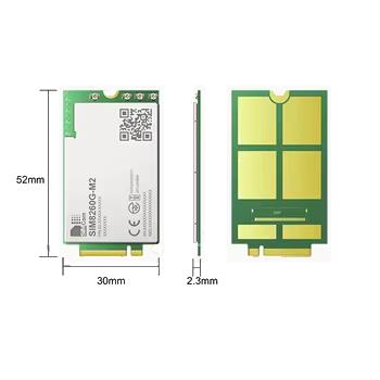 SIM8260G-M2 (C3N2W500), 5G-Sub 6G (30x52mm)(2*SDR735)