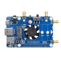 SIM8262E-M2 5G HAT (with case) - Thumbnail