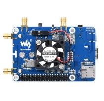 SIM8262E-M2/5G HAT for Rasp. Pi, quad antennas 5G NSA/withoutCASE - Thumbnail