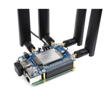 SIM8262E-M2/5G HAT for Rasp. Pi, quad antennas 5G NSA/withoutCASE - Thumbnail