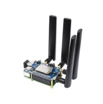 SIM8262E-M2/SIM8202G-M2 5G HAT for Raspberry Pi, quad antennas 5G NSA, - Thumbnail