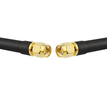 SMA/m , 30cm, RG58 Cable , SMA/m Bulkhead