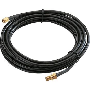 SMA/m , 7Meter, RG58 Cable , SMA/f Bulkhead