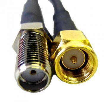 SMA/m (Bulkhead) + RG174 30cm Cable + SMA/f (Bulkhead) 
