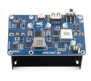 UPS HAT(E)for RaspPi, Supports 4×21700 Li (NOT included), Bi-Direction