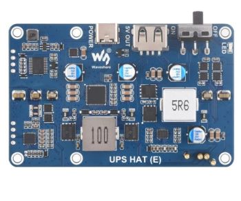 UPS HAT(E)for RaspPi, Supports 4×21700 Li (NOT included), Bi-Direction