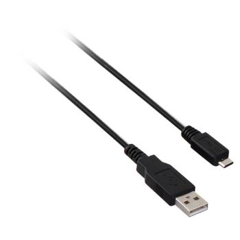 USB Cable, USB 2.0 KABLO USBAe/USBBeMini 19cm, SIYAH
