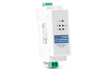USRIoT DIN-Rail RS232 to Ethernet, Modbus RTU to Modbus TCP