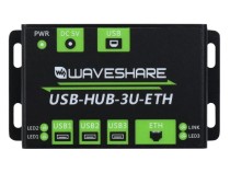 Waveshare Ind. USB HUB, Extending 3x USB ports + 100M Ethernet Port - Thumbnail