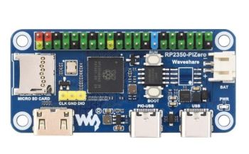 Waveshare RP2350-PiZero Board 520KB SRAM And 16MB Onboard Flash